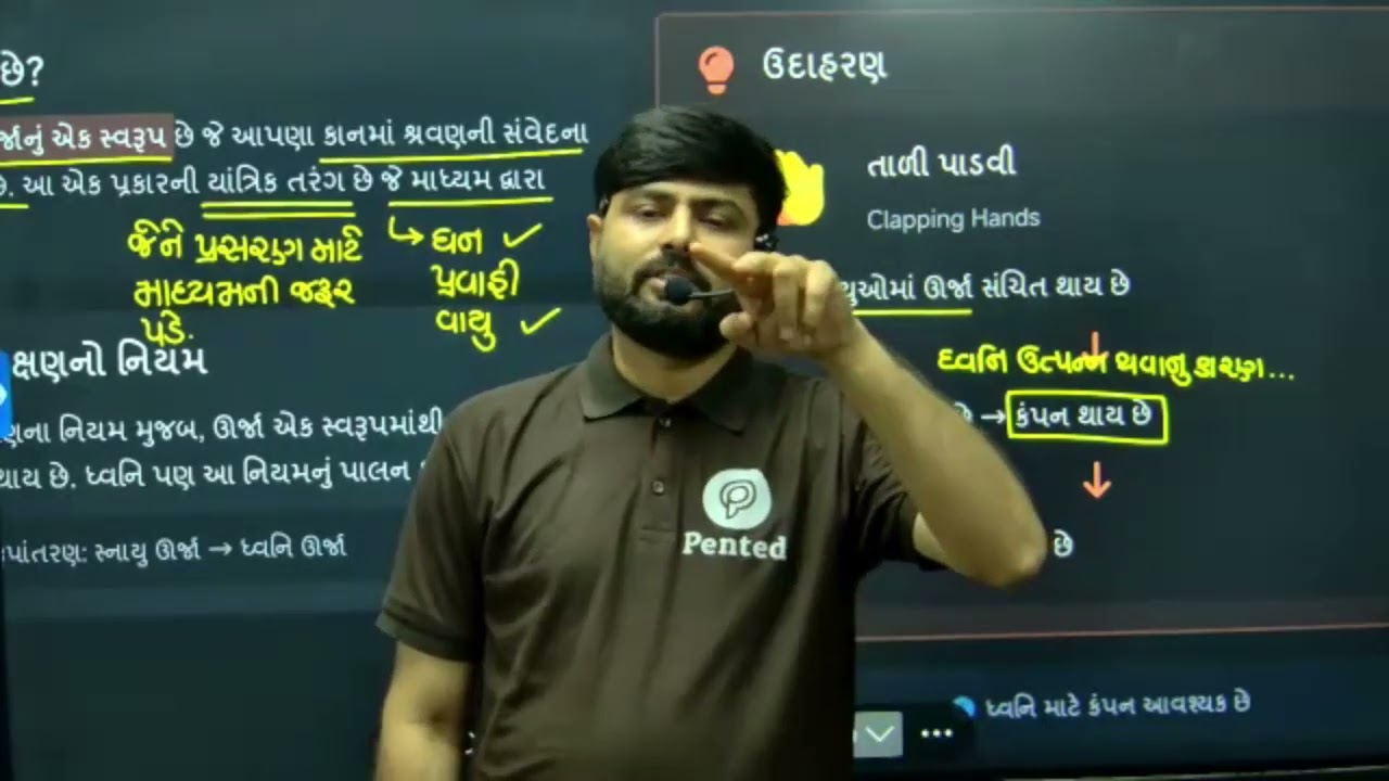 Std 9 Science Ch 11 ધ્વનિ  | PART-1 | Dhoran 9 Science Ch 11 Gujarati Medium