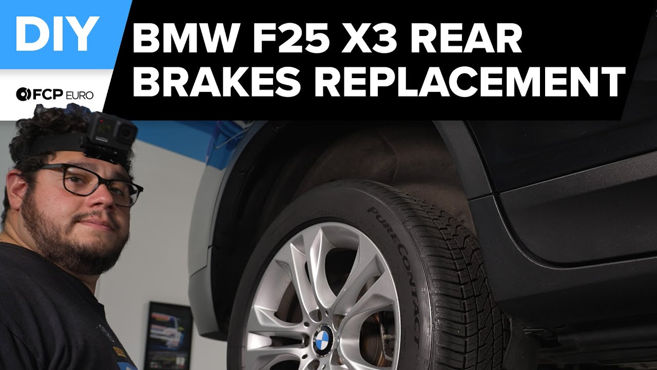 BMW X3 Rear Brake Pad & Rotor Replacement DIY (2011-2017 BMW F25 X3, X4, xDrive28i, xDrive35i)