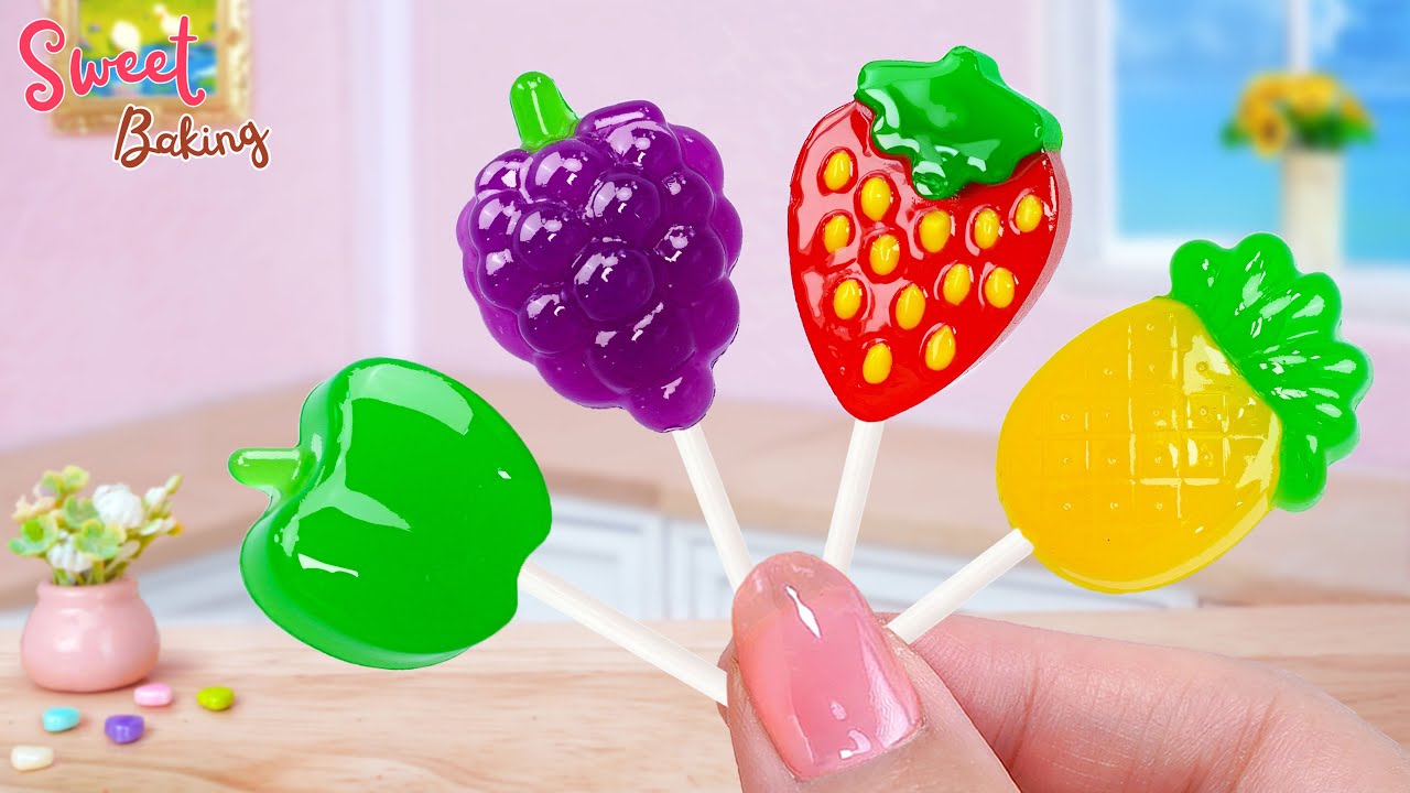 🍒Tiny Fruit Rainbow Jelly🍋Beautiful Miniature Rainbow Jelly Cake Decorating Ideas🍈Sweet Baking🍉