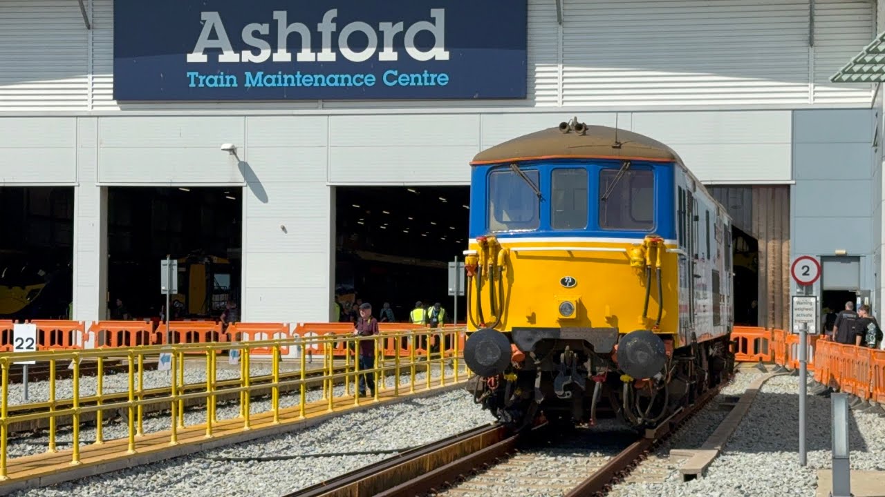 BEHIND THE SCENES OF A TRAIN DEPOT! | Ashford Depot Open Day 24/08/2025