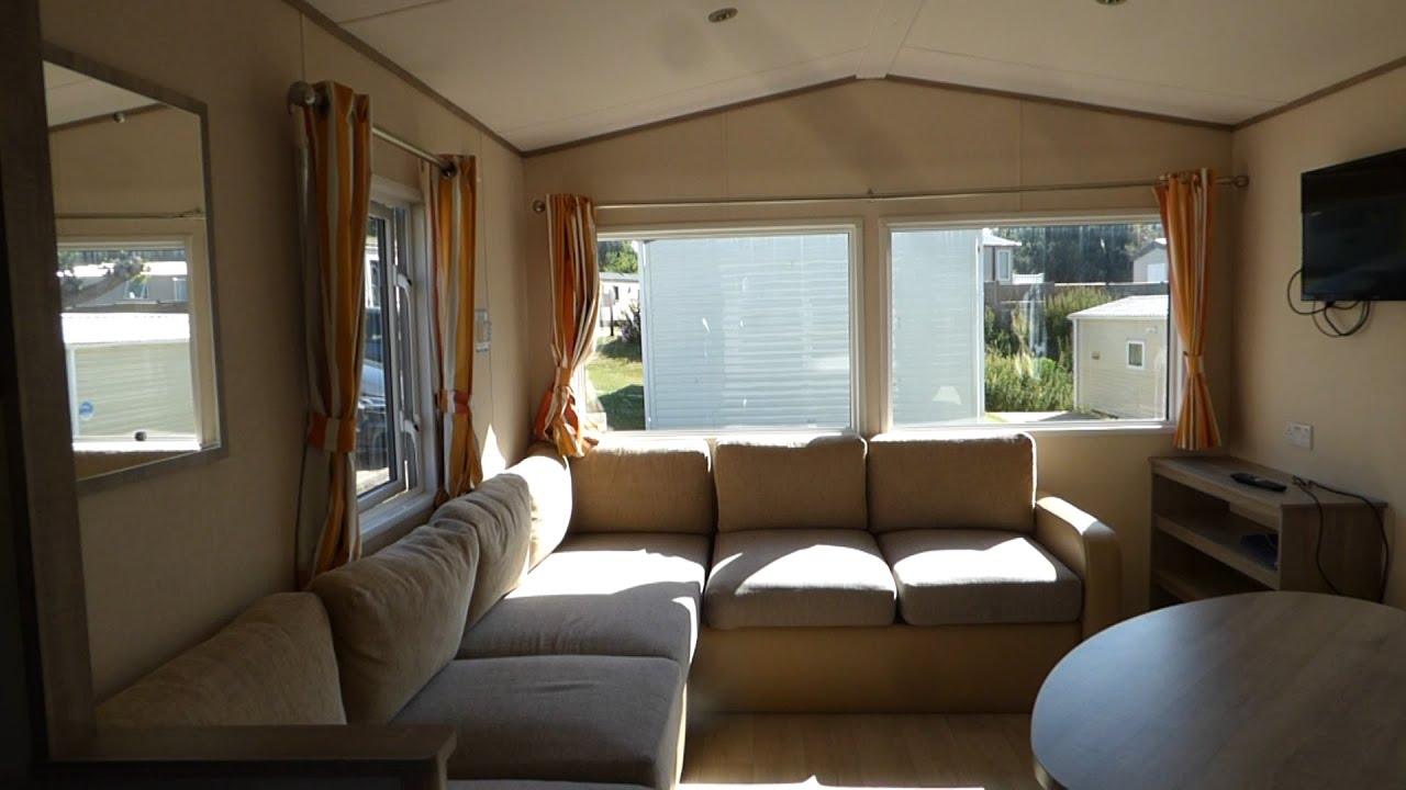 Inside Caravan, Combe Haven Holiday Park, near Hastings