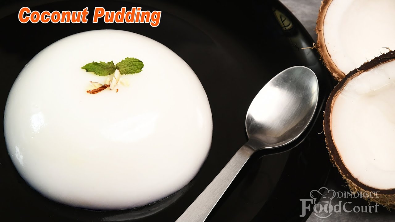 Coconut Pudding/ Easy Pudding Recipe/ Coconut Milk Pudding