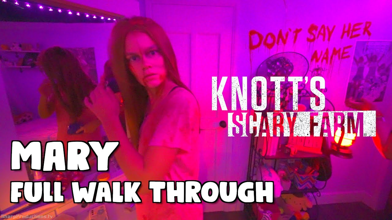 NEW Mary maze at Knott's Scary Farm 2025