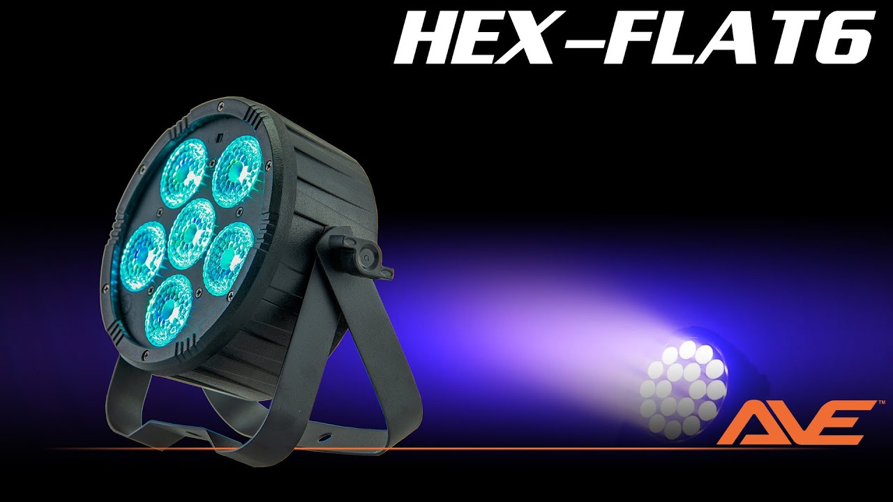AVE HEX-FLAT6 Hex Colour Par Can