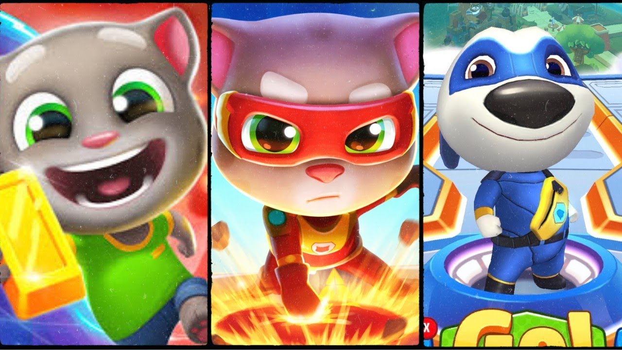 Talking Tom Hero Dash vs Time Rush vs Gold Run – Ultimate Tom Runner Battle! 🔥 #vdrsgaming