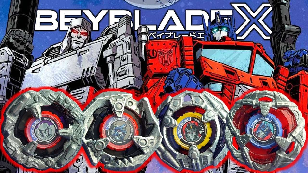 LES TOUPIES BEYBLADE X TRANSFORMERS ! Unboxing