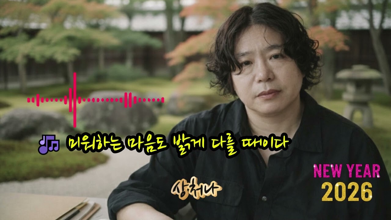 🎶 미워하는 마음도 밝게 다를 때이다 🌟날카롭게 파고든 기억의 조각들이오늘도 내 마음을 할퀴고 지나가숨기려 애써도 가려지지 않는 그림자차갑게 식어버린 미움의 흔적들