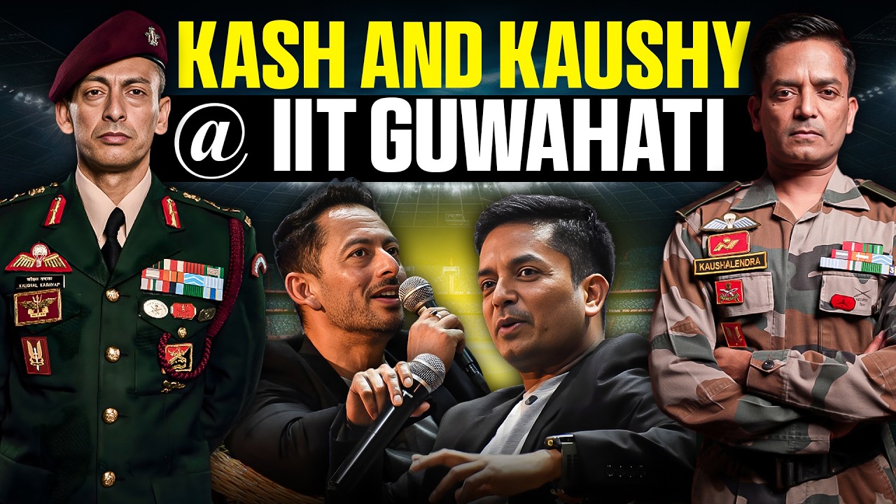 Kash and Kaushy at IIT Guwahati | Col Kaushal Kashyap, SC | Lt Col Kaushalendra Singh, SM