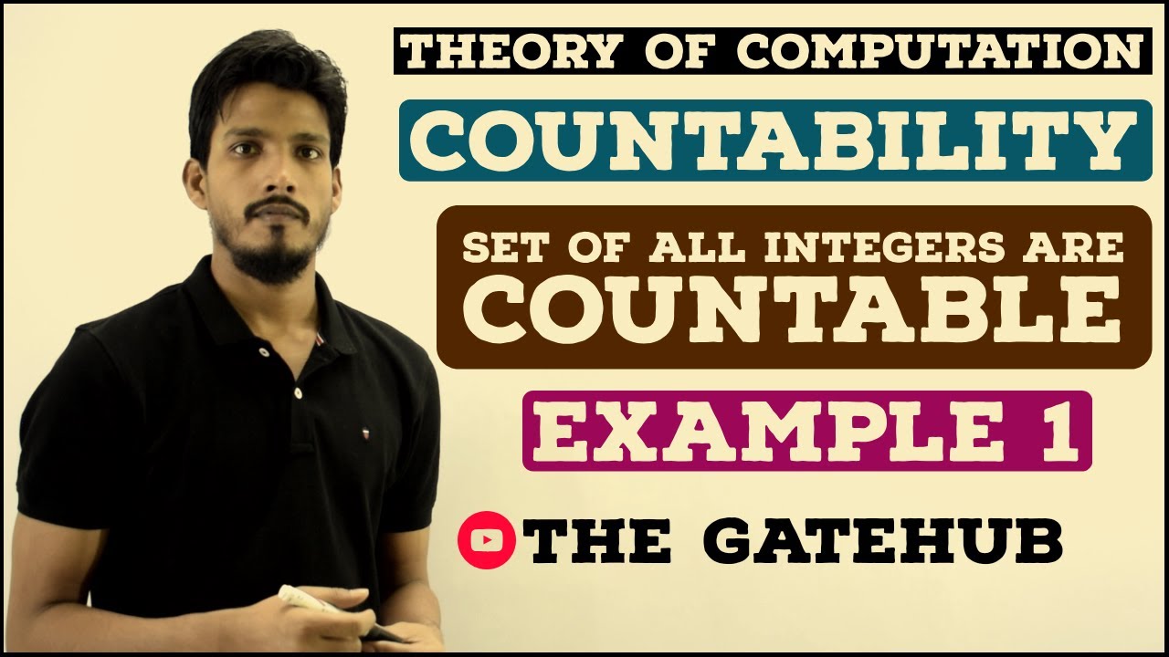 Countability Example 1 (Set of integers are Countable) | TOC | Automata Theory