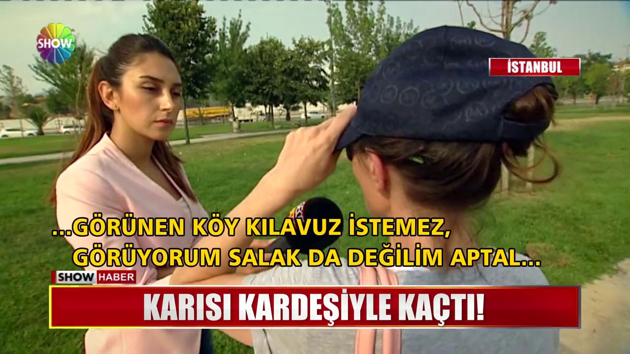 Karısı kardeşiyle kaçtı!