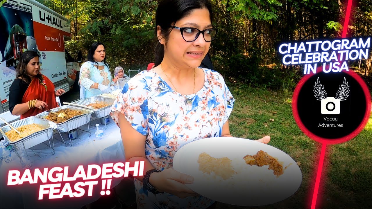 Celebrating Bangladeshi Festival in USA - আগে কি সুন্দর দিন কাটাইতাম | Chittagong Celebration