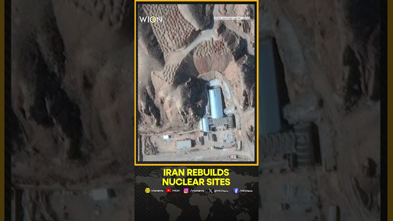 US vs Iran: Satellite Images Show Iran Rebuilding Nuclear Sites Amid Rising US Tensions | WION