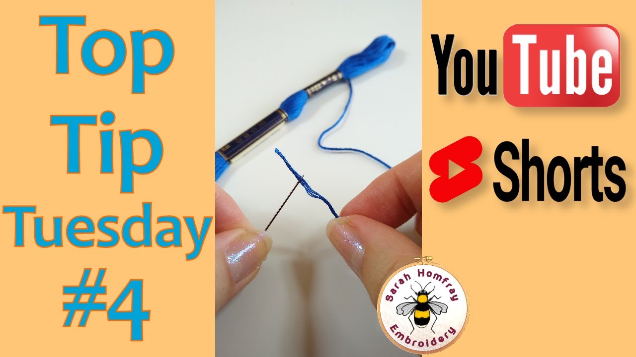 Tip #4 Learn How To Thread Needles | Hand Embroidery