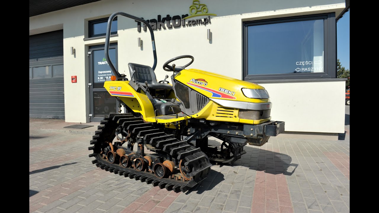 Iseki TPC15 Piccoro napęd gąsienicowy 15KM traktor ciągnik TRAKTOR.COM.PL