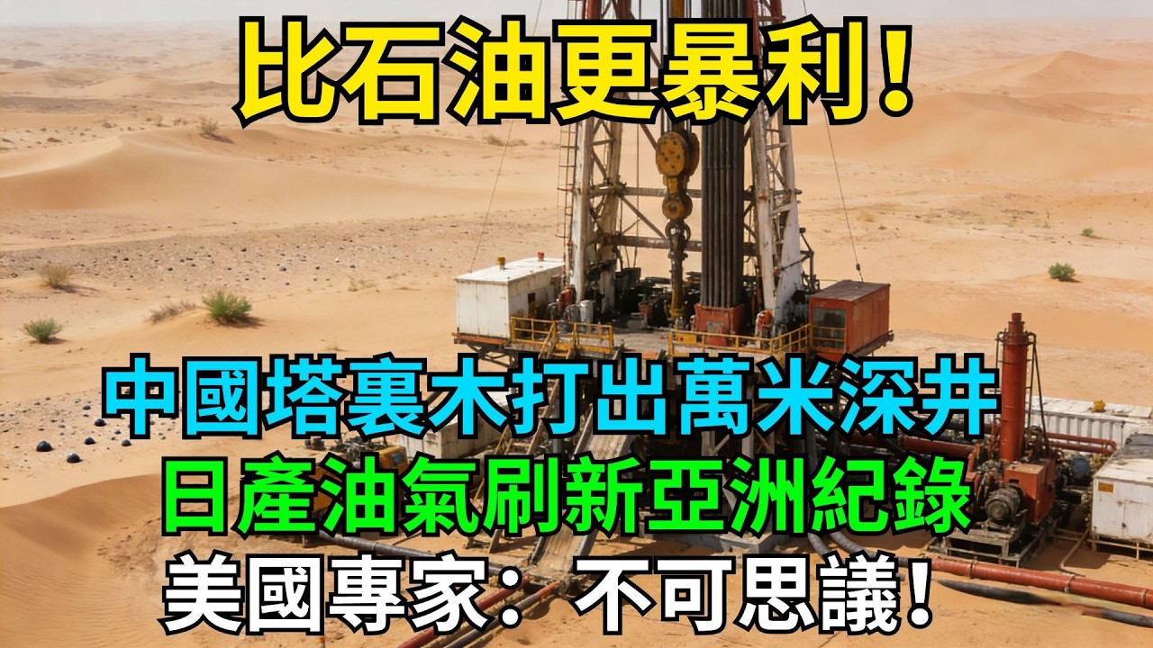比石油更暴利！中國塔裏木打出萬米深井，日產油氣刷新亞洲紀錄，美國專家：不可思議！#科普#超級工程#中國基建#建造#中國製造#工程#能源