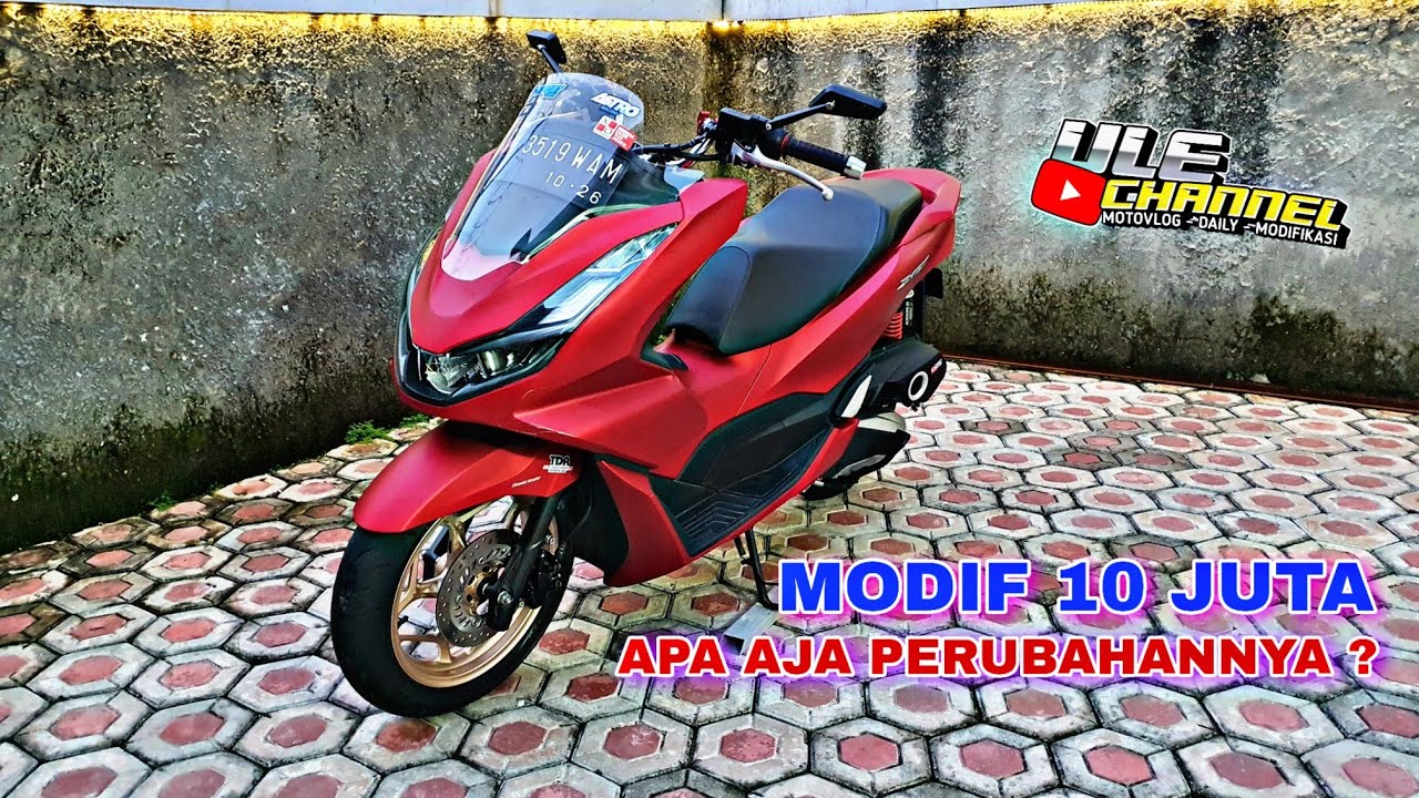 REVIEW MODIFIKASI PCX 160 ULE CHANNEL , SEHARGA MOTOR CUY🤣