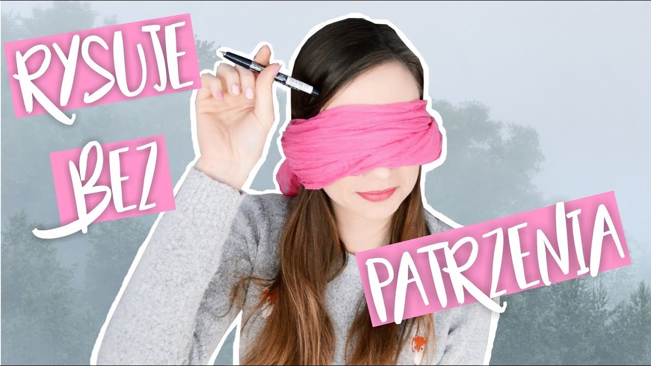 Rysunek na ŚLEPO! - BLINDFOLDED DRAWING CHALLENGE