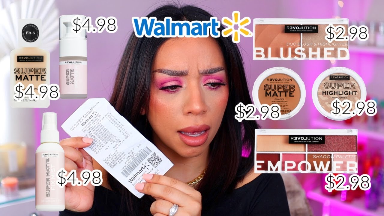 New $5 and Under Makeup Brand from Walmart | Full face First Impressions!