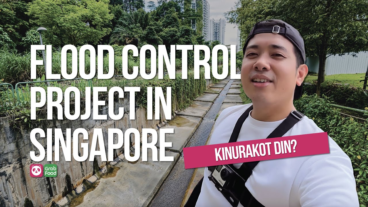 I FOUND SINGAPORE'S FLOOD CONTROL PROJECT WHILE DOING FOOD DELIVERY | RAF RIDER TV