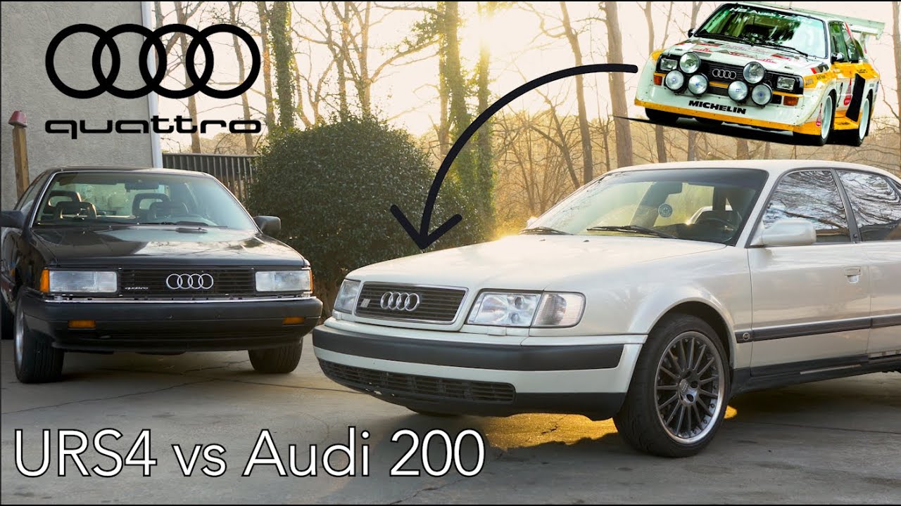 5 Cylinder 90's LEGENDS - The 20VT Audi URS4 vs 200 Quattro