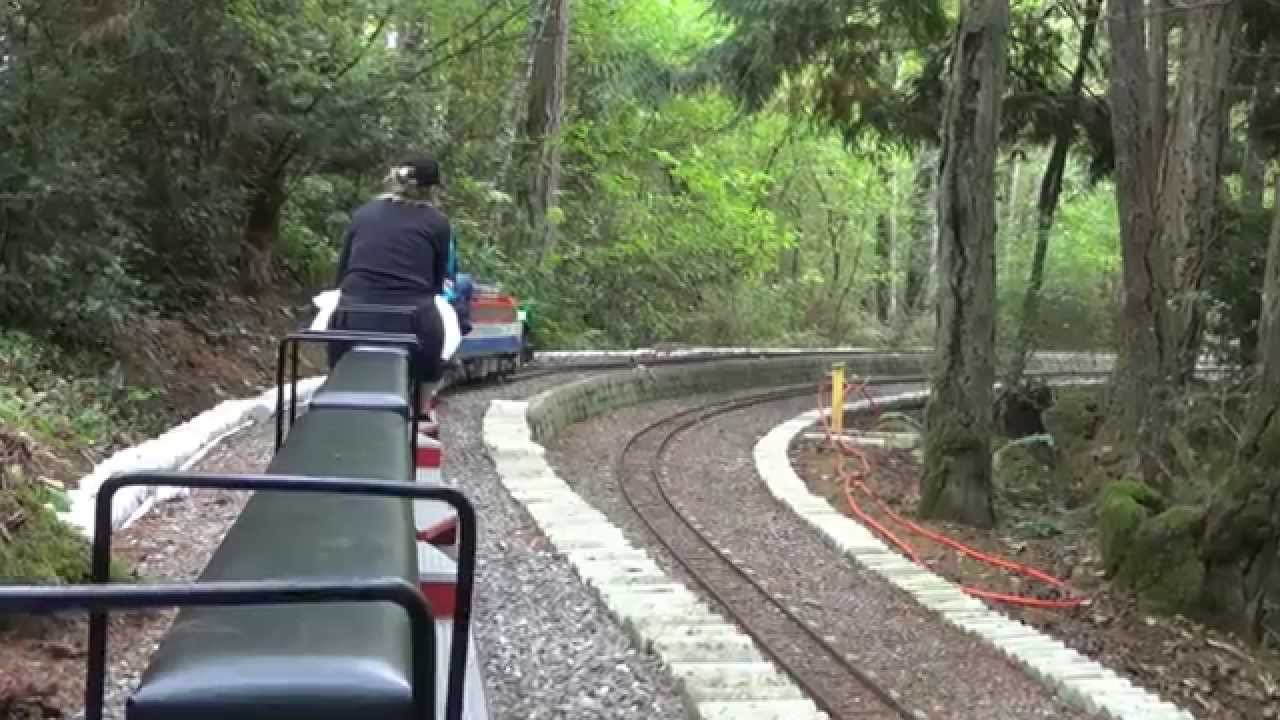 Ride around the Vancouver Island Model Engineers railway - October 2014