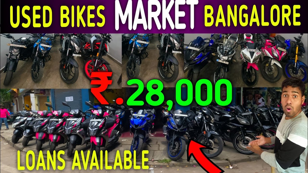 Just Rs.30,000💥😱Bengaluru V v Puram used bikes market