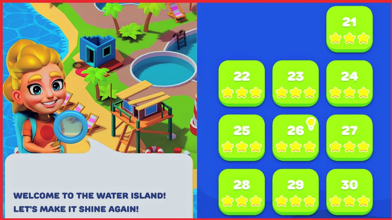 *NEW UPDATE* SAND BALLS WATER ISLAND CITY- Gameplay Walkthrough Level 21 TO 30 || All Levels