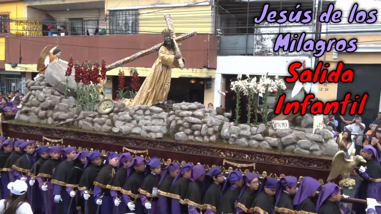 #EnVivo SALIDA 🔴 JESÚS DE LOS MILAGROS Proseción Infanti Cuarto Sábado de Cuaresma 2026 T.  San José
