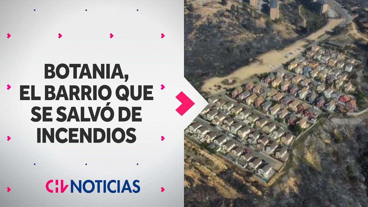 ¿CUÁL ES LA RAZÓN? Este es Barrio Botania, el sector que se salvó de los incendios en Viña del Mar