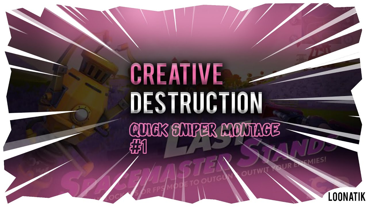 Creative Destruction / c.d Mobile - PRO QUICK SNIPER MONTAGE #1