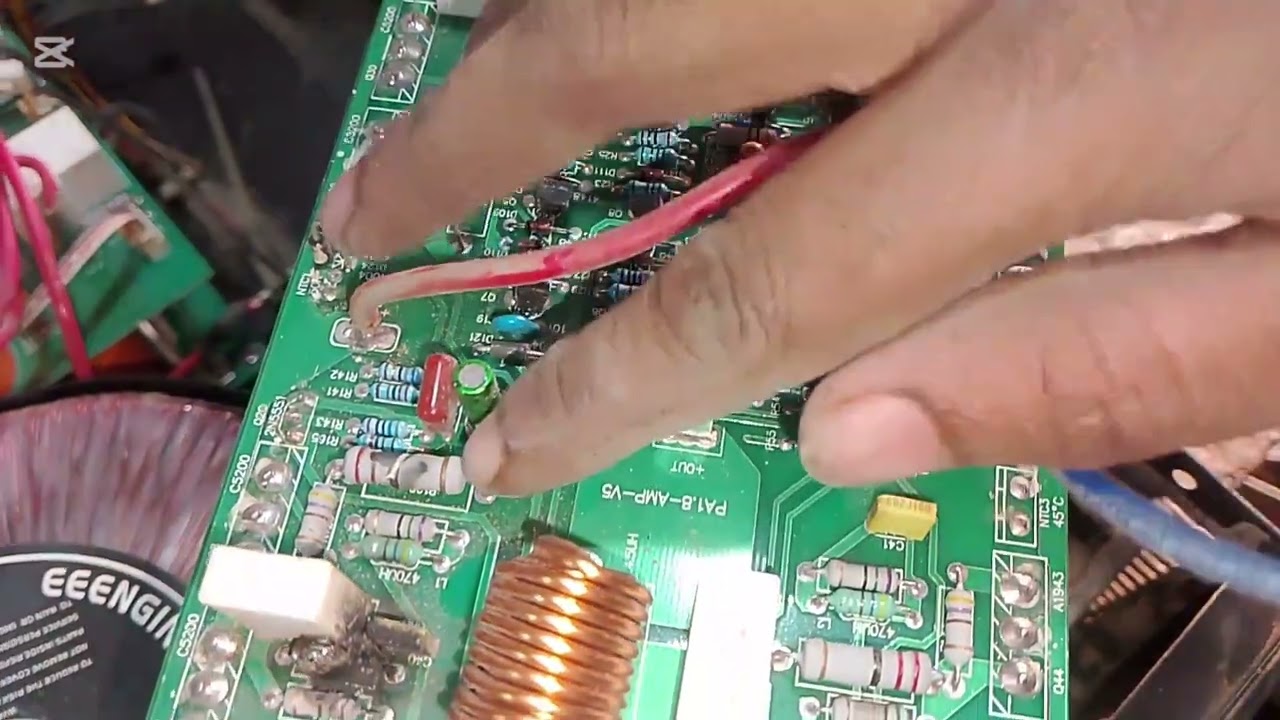 Delta Audio P9001H amplifier head servicing -repair 