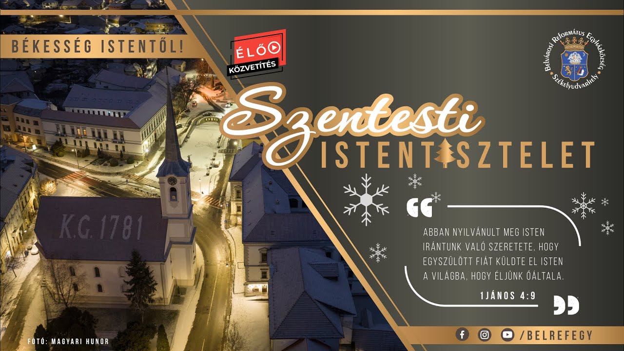 KAR&Aacute;CSONY - SZENTESTE - ISTENTISZTELET - 2025. DECEMBER 24.
