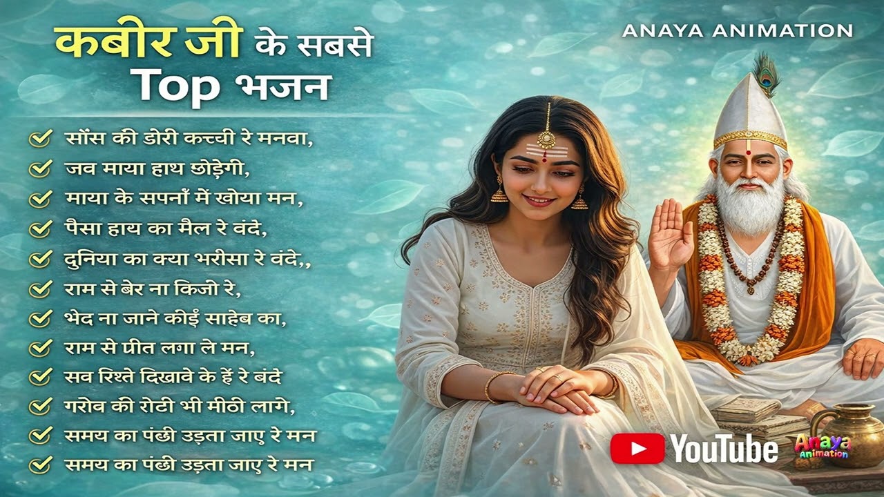 कबीर जी के सबसे Top भजन | Kabir Bhajan Mashup | Sant Kabir Amritvani | Best Kabir Bhajan Collection
