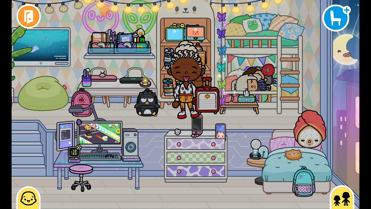 Toca Boca bohatà rodinka 3#😁😊💖🥳