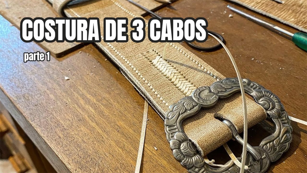 COSTURA DE 3 CABOS | parte1