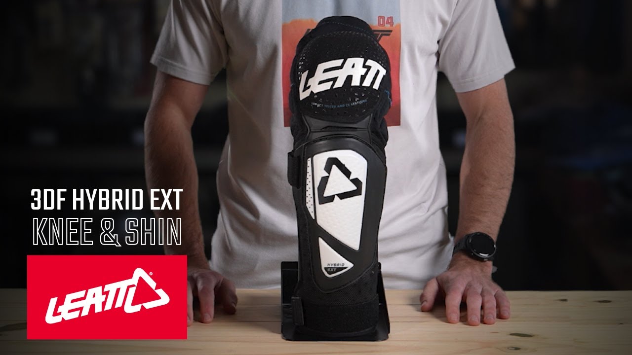Защита колена и голени | Защита колена и голени Leatt 3DF Hybrid EXT | Leatt MTB