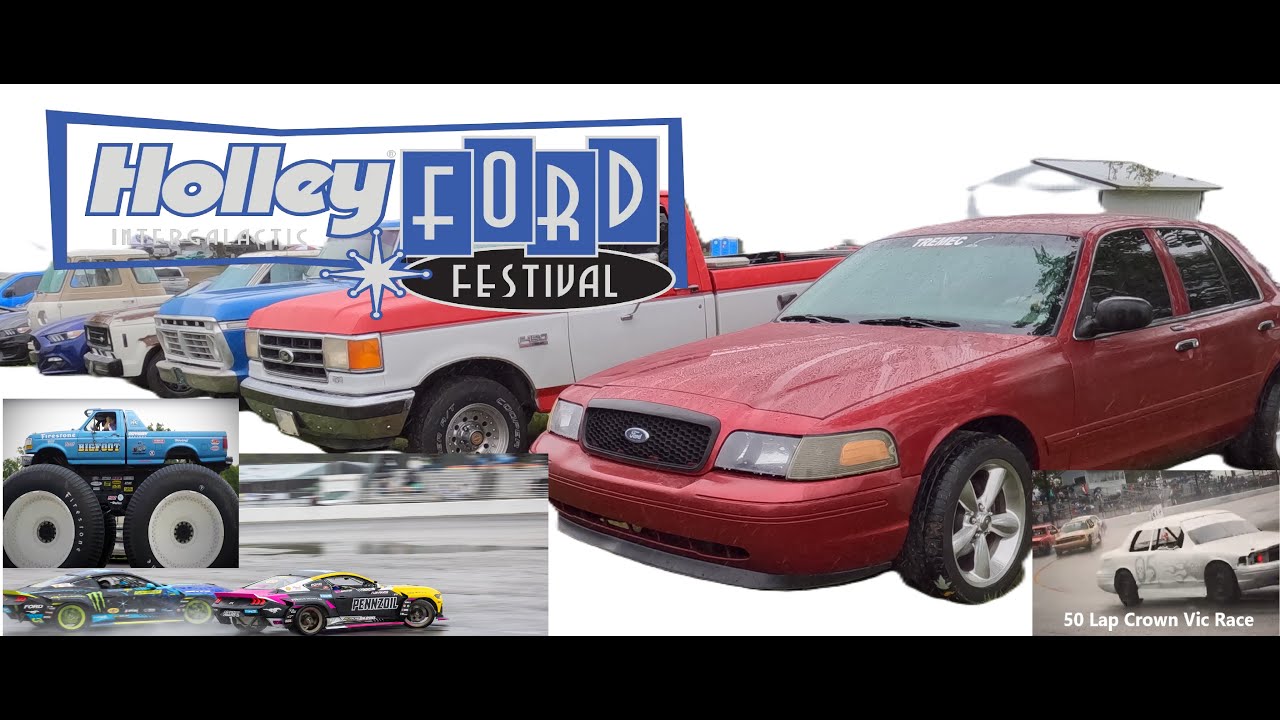 Holley FordFest 2024 /50 Lap Crown Vic Race/ BigFoot/ Car Show