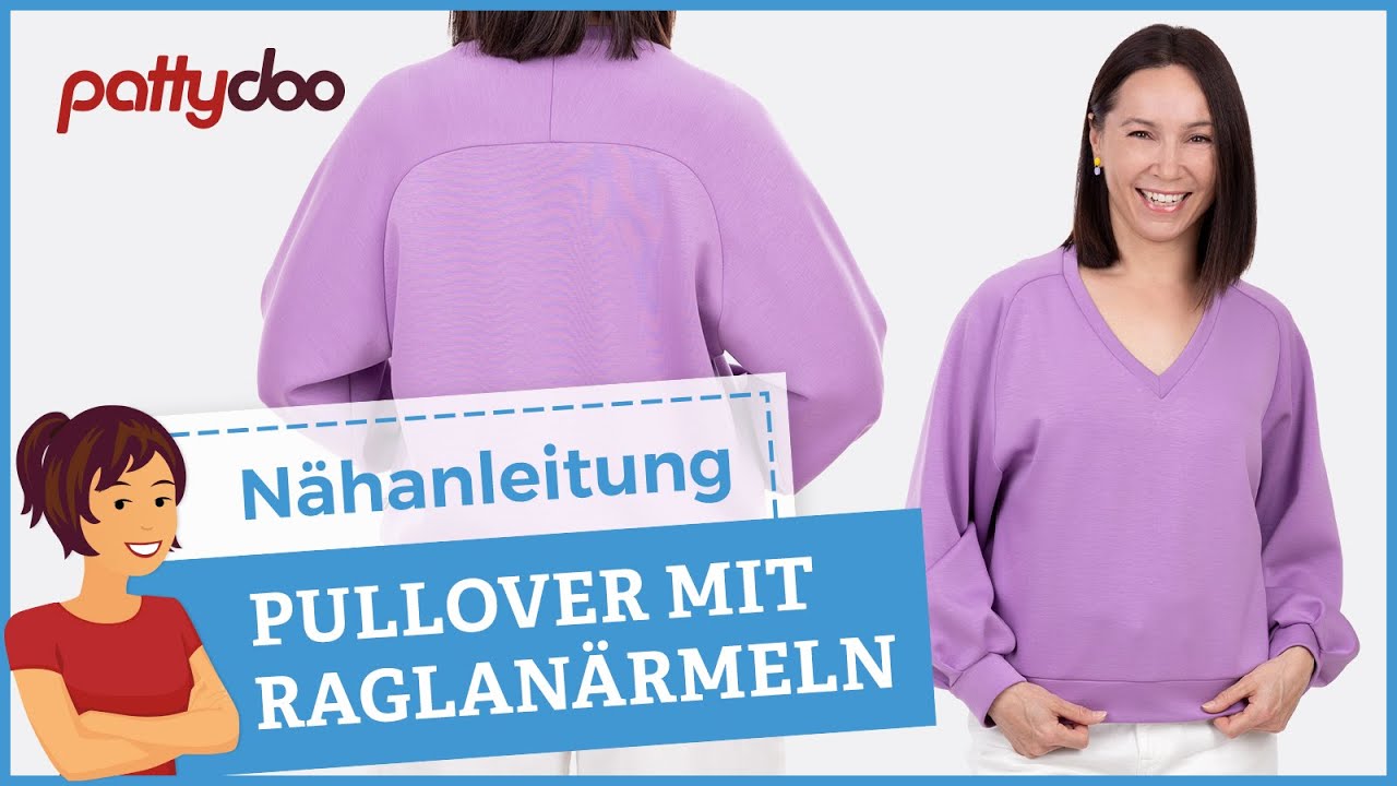 So schnell nähst du deinen perfekten Herbstpulli! 🍂 DIY-Tutorial Raglanpullover mit weiten Ärmeln