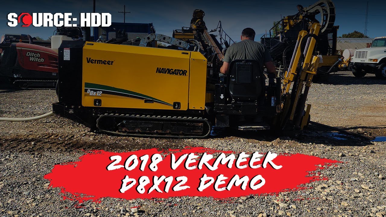 2018 Vermeer D8x12 drill demo | SOURCE: HDD