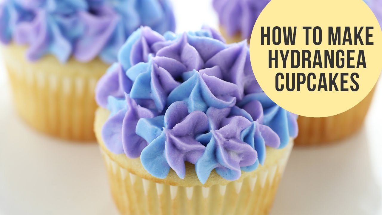 How to Make Hydrangea Cupcakes | Cake Decorating