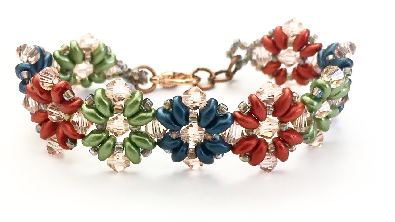Wildflower Bracelet Tutorial- beginner to intermediate level