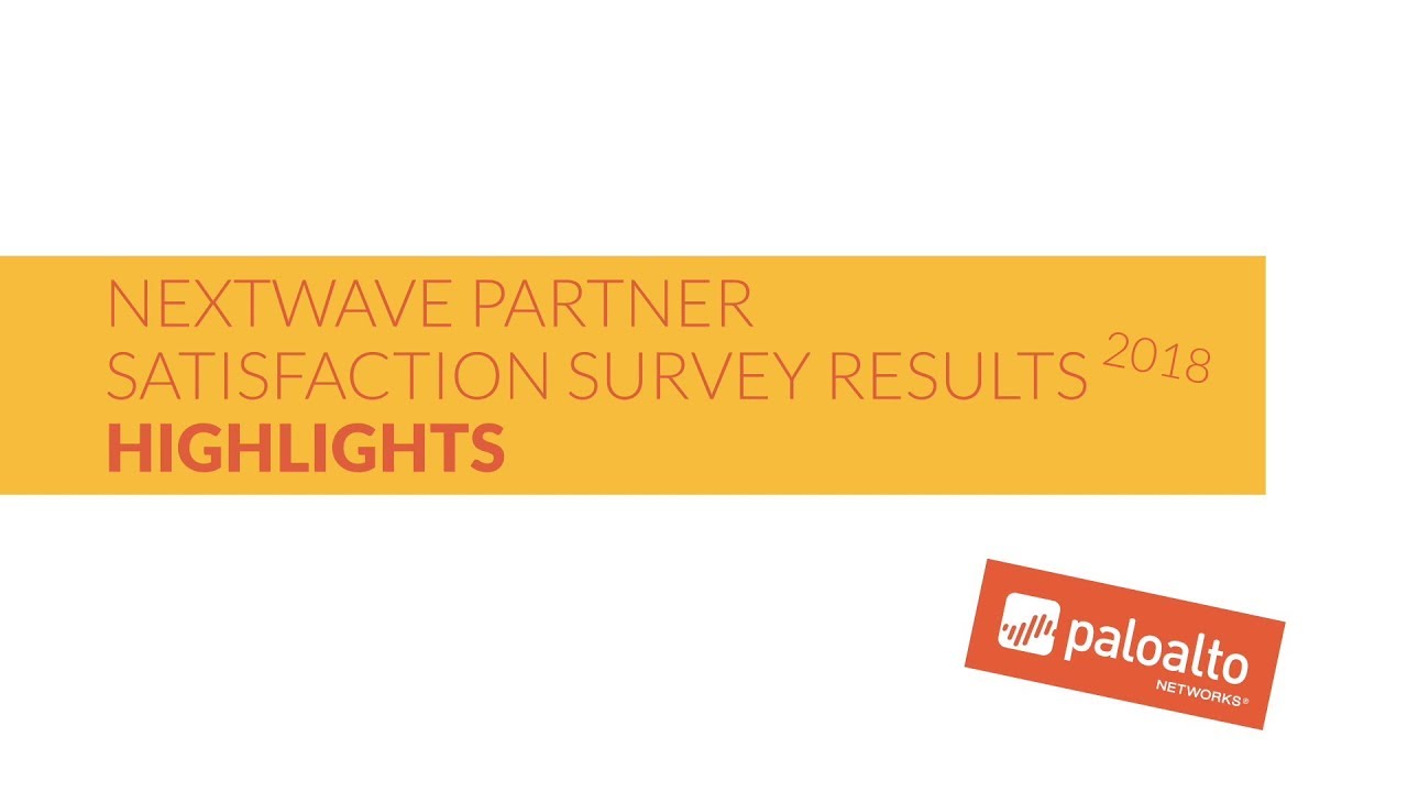Highlights NextWave Partner Satisfaction Survey