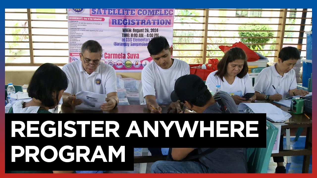 Comelec conducts satellite registration in QC