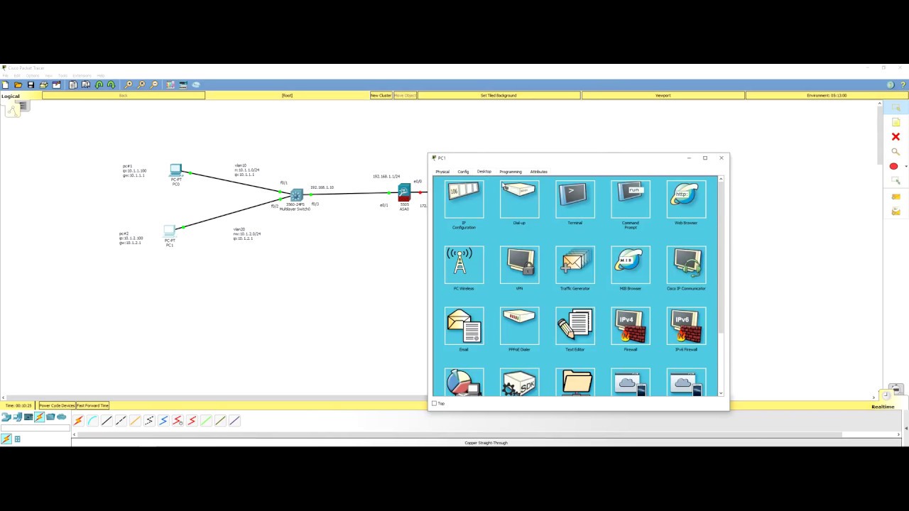 Firewall Router and Switch Configuration # 01