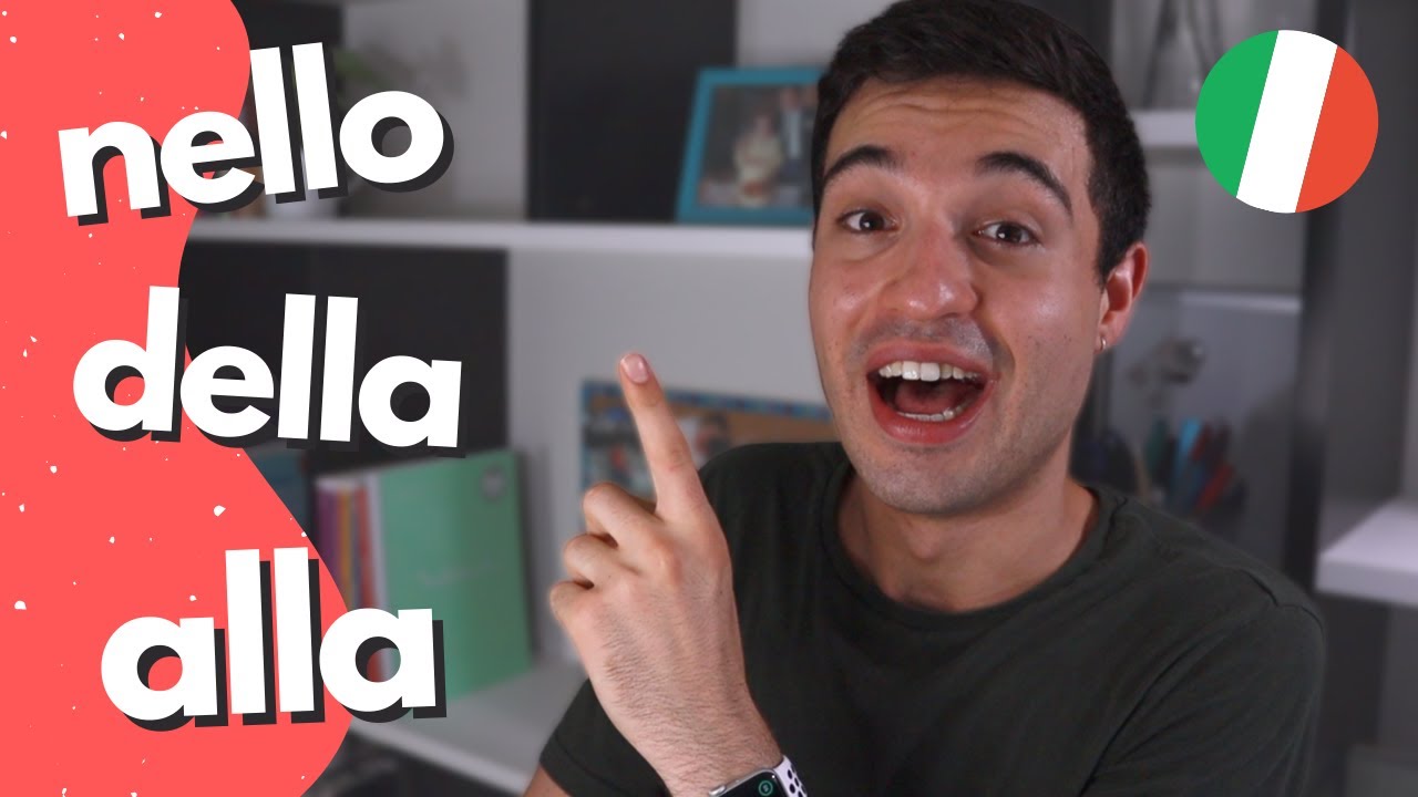 Complex Prepositions: how to use del, nello, alla... in Italian (eng audio)