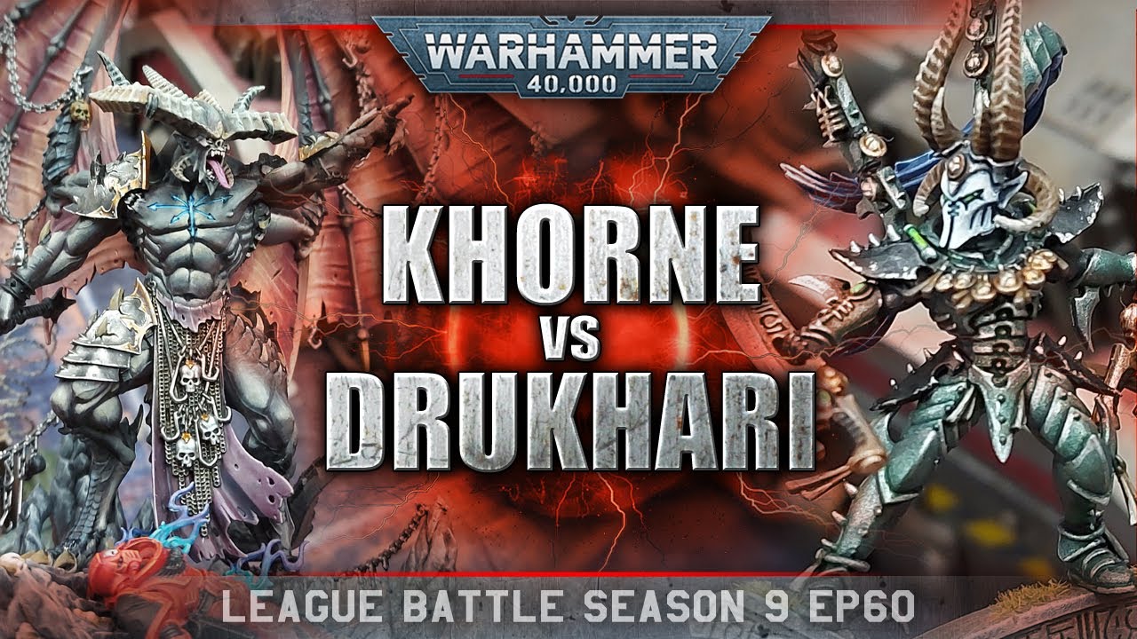 Drukhari vs Khorne Daemons Warhammer 40k Battle Report 9th Edition 2000pts S9EP60QF3 BLADE RUNNER!