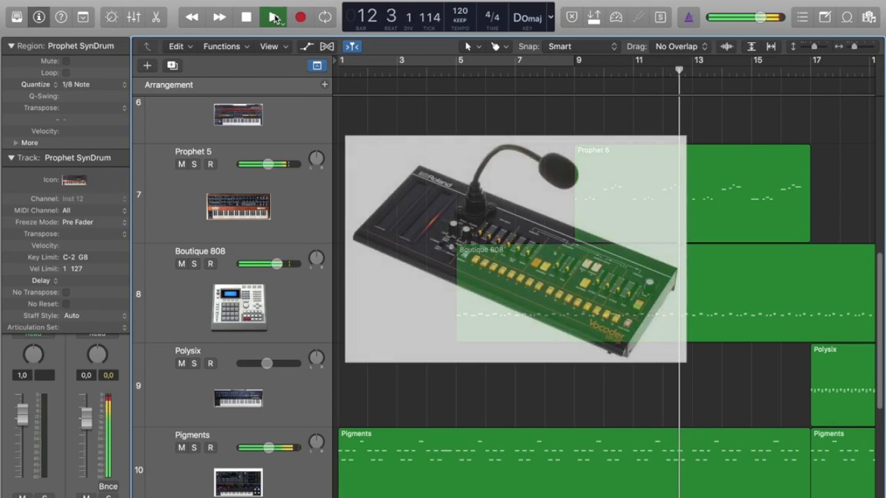 Vocoder Roland Boutique VP-03 Demo