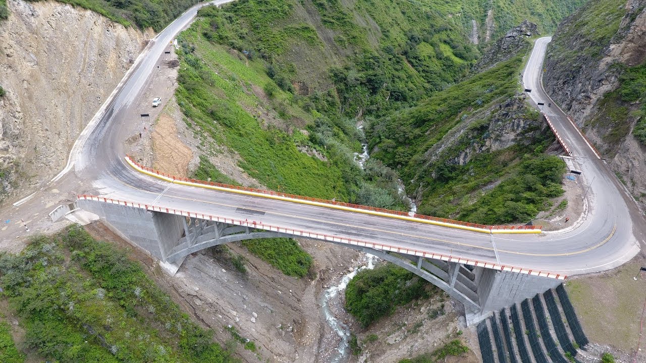 Inauguración del Puente Tingo en el distrito de San Juan, Cajamarca