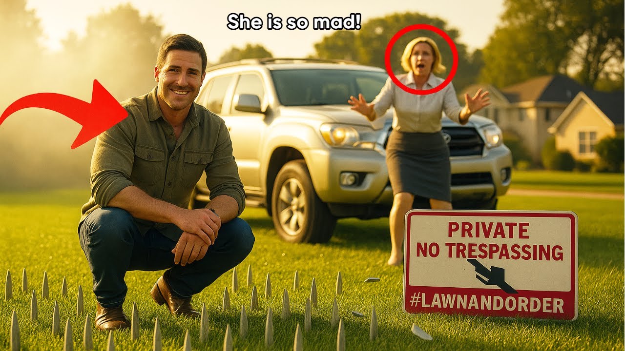 HOA Karen Kept Parking on My Lawn&mdash;So I Planted Spikes Under the Grass!