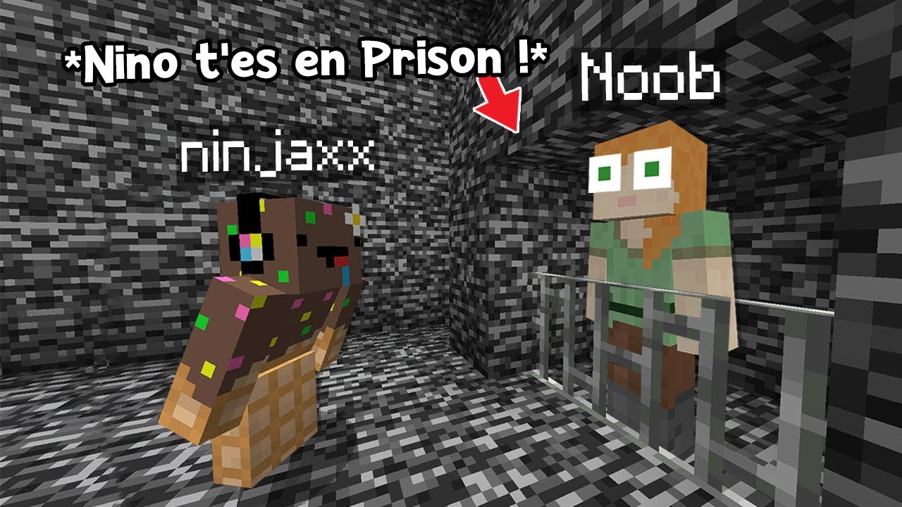 J'ai enfermé un Noob dans une Prison en Bedrock..